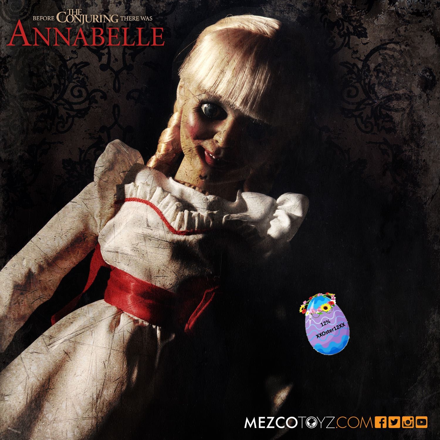 CM11314 Conjuring - Die Heimsuchung Replik Puppe Annabelle 46 cm