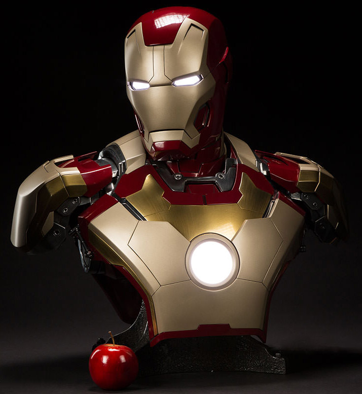 xss400253 Iron Man 3 Büste 1/1 Iron Man Mark 42 66 cm