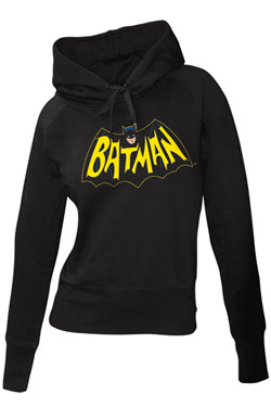 brav117206 Batman Girlie Kapuzenpullover Classic TV Logo