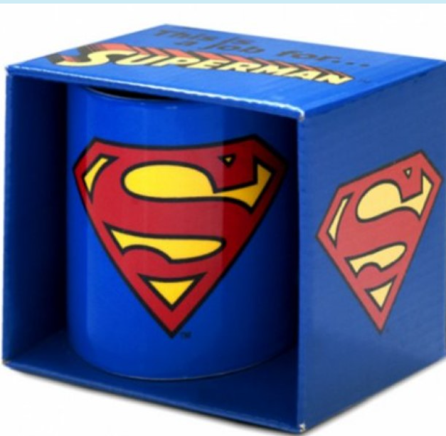Supermann Tasse Logo Blue