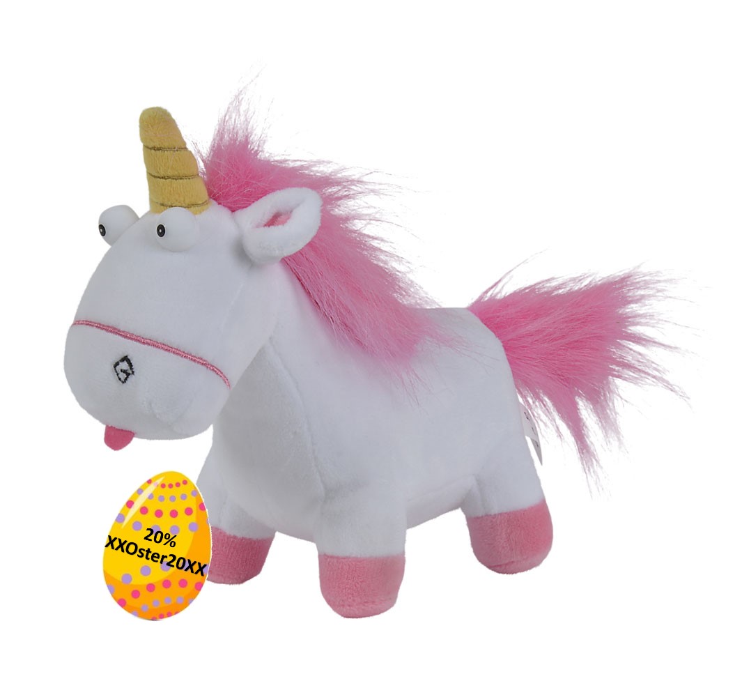 CM11387 Ich - Einfach Unverbesserlich Plüschfigur Einhorn 22 cm