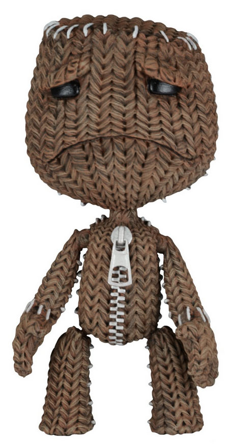 xneca41351_c LittleBigPlanet Sackboy Sad Actionfiguren 13 cm Classic Serie 1