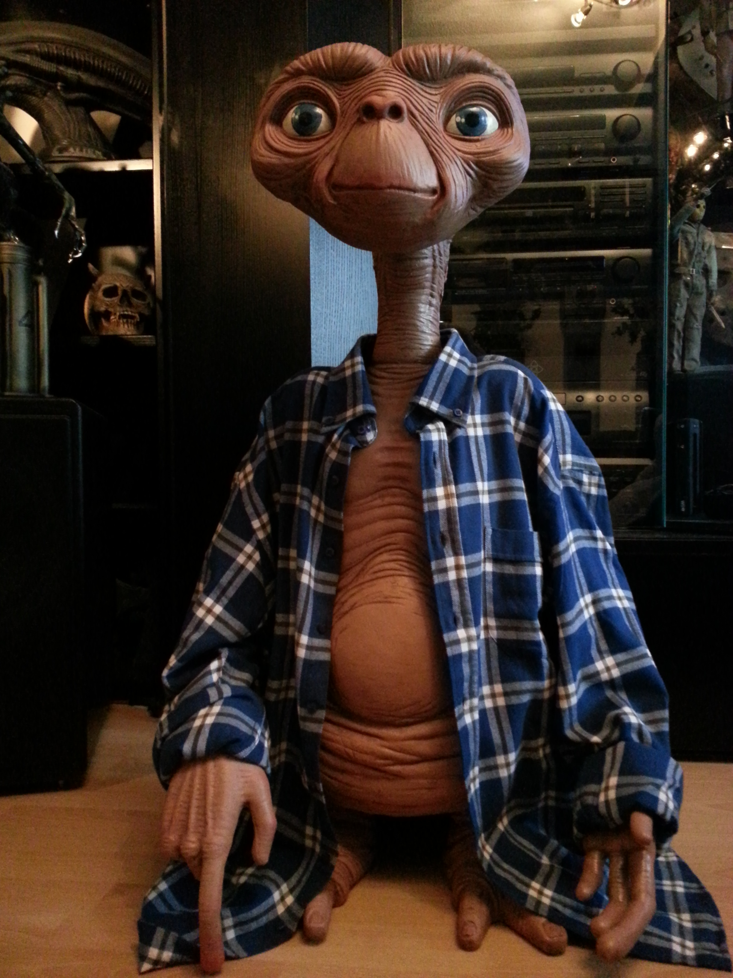20140207_125516 E.T. Der Außerirdische Replik E.T. Stunt-Puppe 91 cm mit Hemd