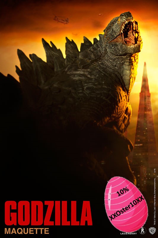 CM10128 Godzilla Maquette Godzilla 2014 61 cm