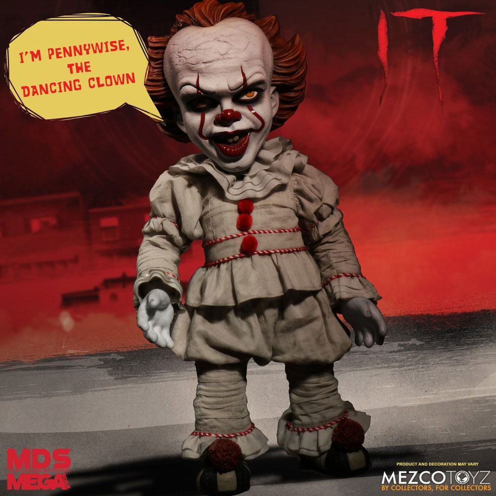 Stephen Kings Es 2017 Designer Series Sprechende Puppe Pennywise 38 cm