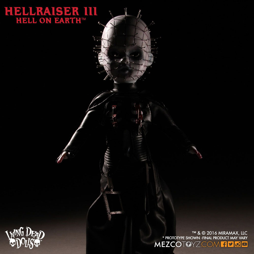Hellraiser III Living Dead Dolls Puppe Pinhead 25 cm