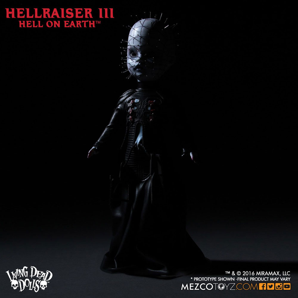 Hellraiser III Living Dead Dolls Puppe Pinhead 25 cm