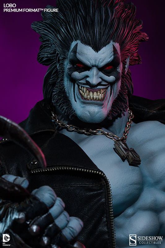 DC Comics Premium Format Figur Set 1/4 Lobo 72 cm & Dawg 20cm