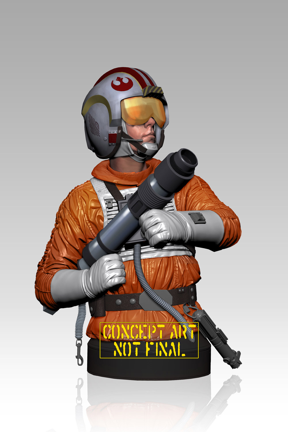 xgent80337 Star Wars Büste 1/6 Luke Skywalker Snowspeeder Pilot 18 cm