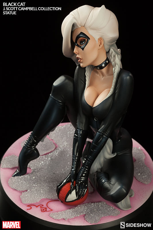 xss200232_a Marvel Comiquette J. Scott Campbell Spider-Man Collection Black Cat 23 cm