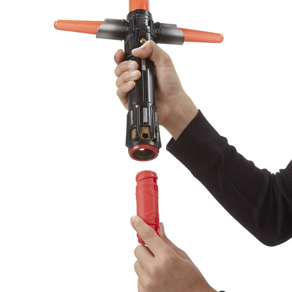 Star Wars Episode VII Elektronisches Lichtschwert BladeBuilders 2015 Kylo Ren in zwei Händen Star Wars Episode VII Elektronisches Lichtschwert BladeBuilders 2015 Kylo Ren in zwei Händen