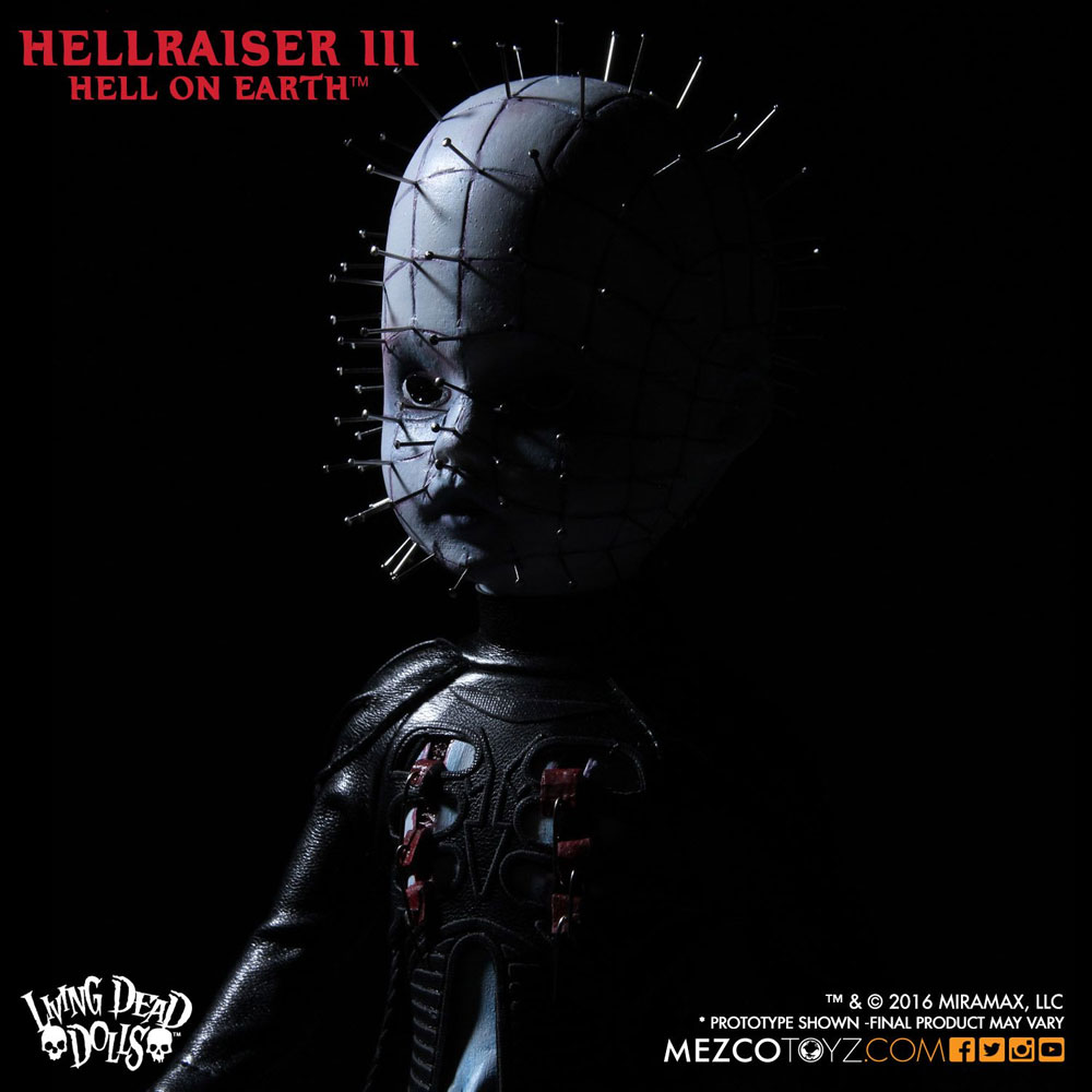 Hellraiser III Living Dead Dolls Puppe Pinhead 25 cm