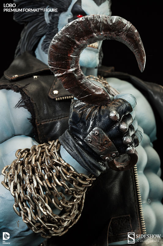 DC Comics Premium Format Figur Set 1/4 Lobo 72 cm & Dawg 20cm